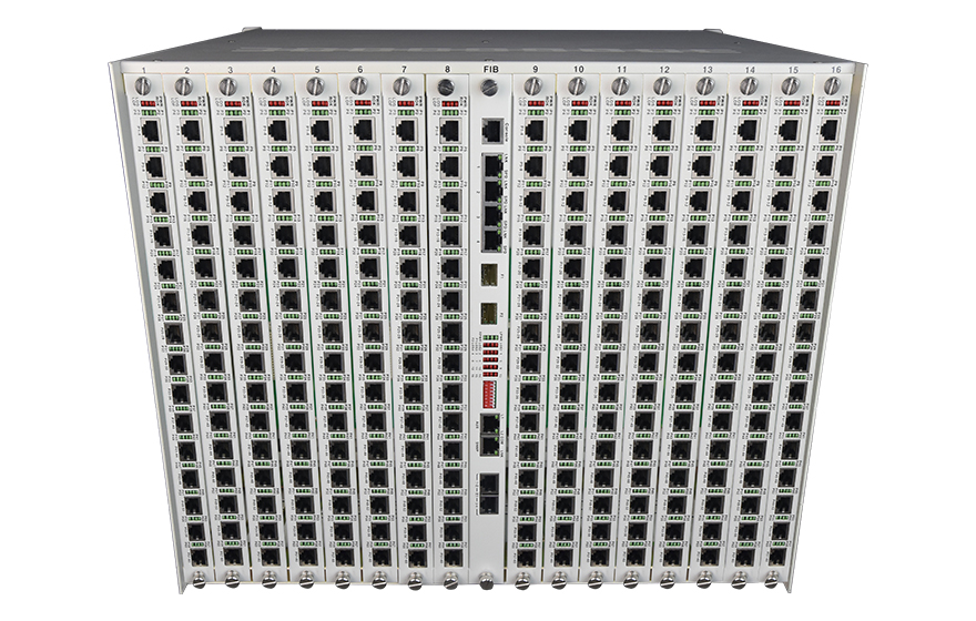 飛暢科技-960路電話光端機(jī)（8U 19英寸，SFP 1+1光備份）