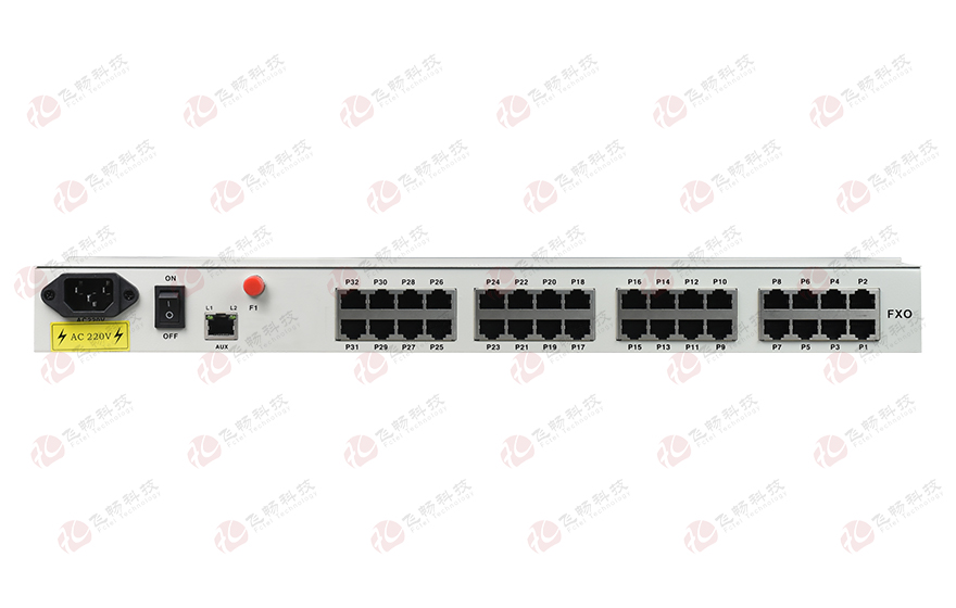 飛暢科技-32路電話+16E1+4FE+4GE+2路數(shù)據(jù)+SNMP+console（19英寸，物理隔離）電話光端機(jī)